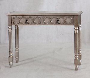 Antique Mirrored Wooden Console Table Livingroom Furniture