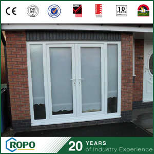 Double Glazing UPVC Profile Double Sash Casement Door Design